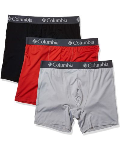 Columbia Boxer Brief Underwear - Red