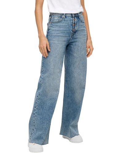 S.oliver Jeans Suri/High Rise/Wide Leg blau 42/30