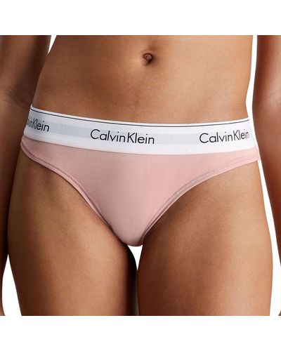 Calvin Klein Mujer String Tanga - Morado