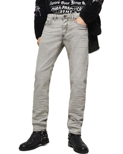 DIESEL Buster 069II Jeans Hose Regular Slim Tapered - Schwarz