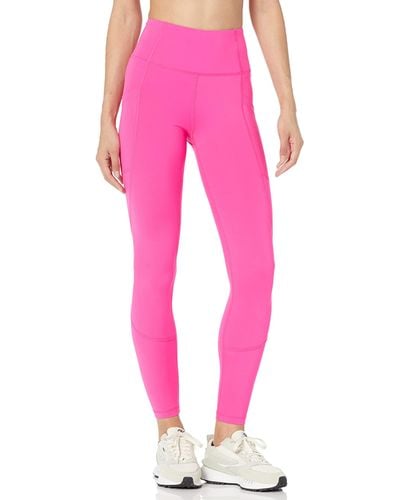 Amazon Essentials Active Sculpt High Rise Full Length Legging With Pockets - Pink