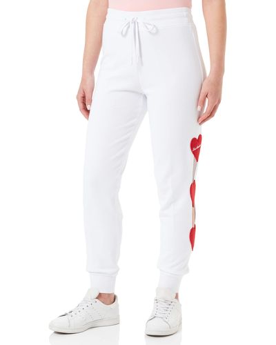 Love Moschino S Regular fit Jogger Casual Pants - Weiß