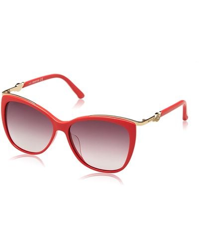 Swarovski Sunglasses Sk0104 66F-57-14-140 Occhiali da Sole - Rosso