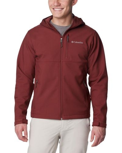 Columbia Ascender Hooded Softshell Jacket - Red