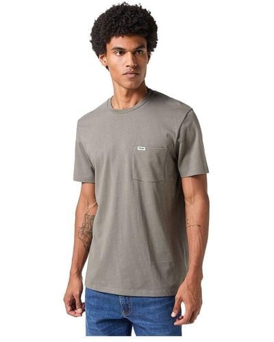 Wrangler Pocket Tee T-shirt - Grey