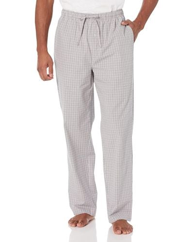 Amazon Essentials Woven Pajama Pant Bottoms - Gris