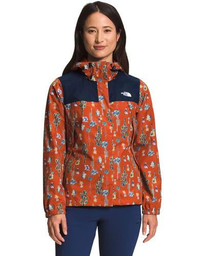 The North Face Waterproof Antora Jacket - Orange