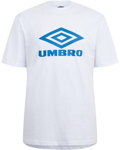 Umbro S Regular Fit T-shirt White/blue L