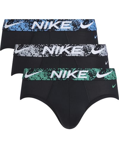 Nike Slip da Uomo Confezione da 3 Pezzi Hip Brief Nero Taglia XS Codice 0000KE1155-GG1