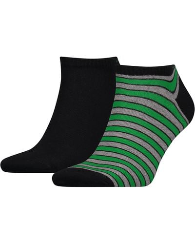 Levi's Placed Stripe Low Cut Sneakers - Groen