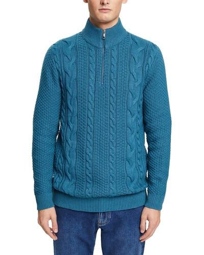 Esprit 102ee2i306 Sweater - Bleu