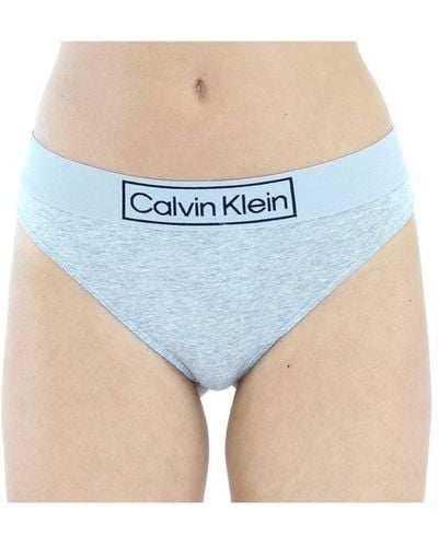 Calvin Klein String Slipje - Blauw