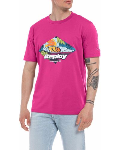Replay M6496 T-shirt - Pink