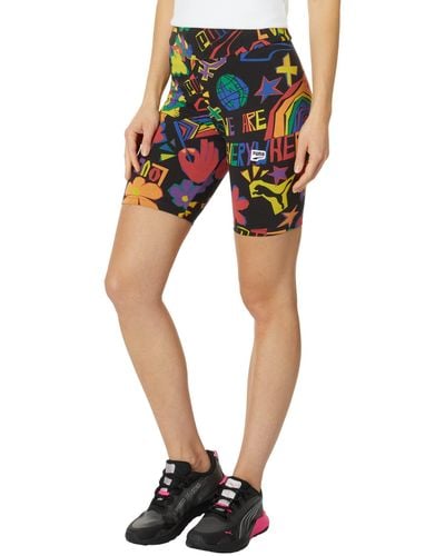 PUMA Downtown Pride All Over Print 7 Short Tights - Blue