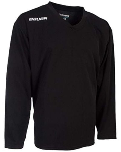 Nike Bauer Flex Series Maillot d'entraînement de hockey sur glace pour adulte Noir Taille XS/S