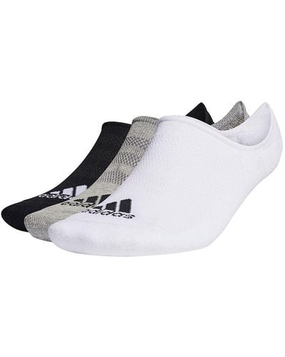 adidas S Low Socks 3 Pack Grey/black L - Blue