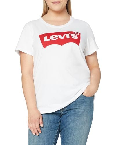 Levi's The Perfect Tee T-shirt Vrouwen - Wit