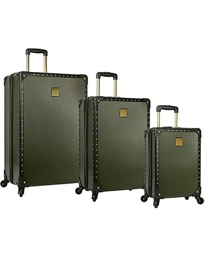 Vince Camuto 3 Piece Hardside Spinner Luggage Set - Green