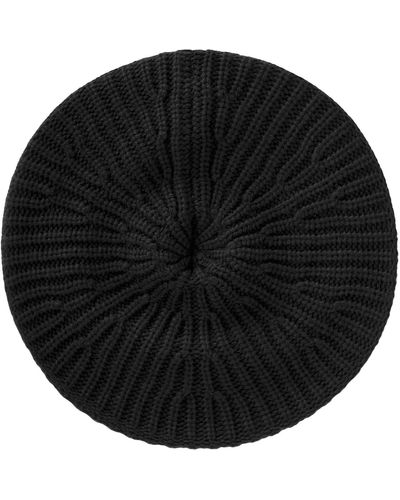 Benetton Knitted Hat 1444da003 Winter Accessory Set - Black