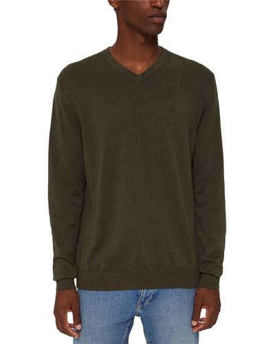 Esprit Basic Pullover aus 100% Pima Baumwolle - Grün