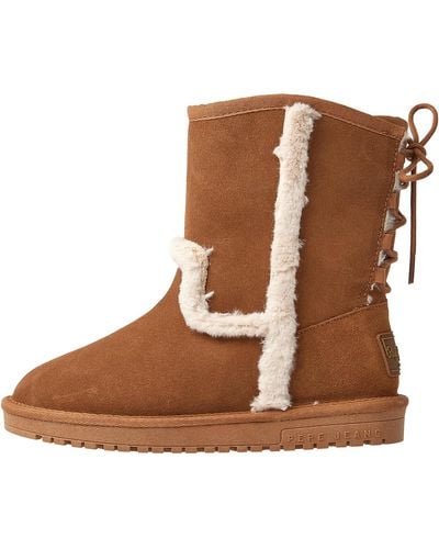 Pepe Jeans Diss Earth W Fashion Boot - Brown