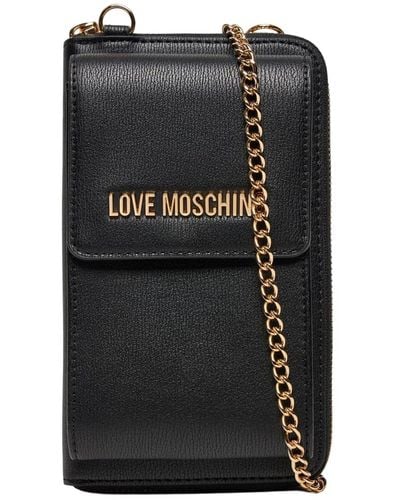 Love Moschino Black Pu Wallet