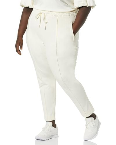 Amazon Essentials Pull-on Tapered Trouser - White