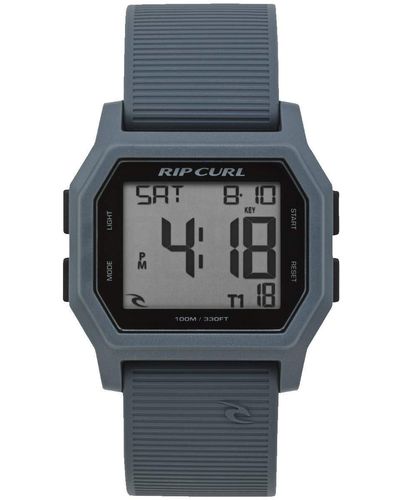 Rip Curl Atom Digital Steel Grey Watch A2701-GRY - Schwarz
