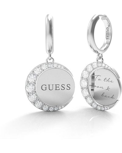 Guess JEWELLERY MOON PHASES Ohrringe - Weiß