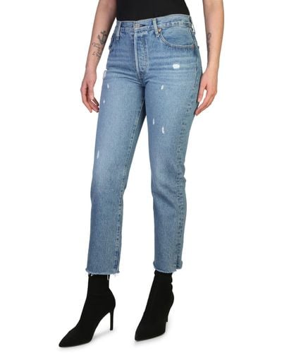 Levi's ® Jeans 501 Regular Fit Cropped Blue - Blau