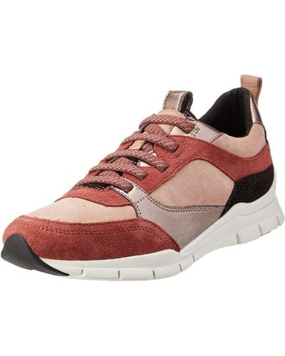 Geox D Sukie B Trainers - Red