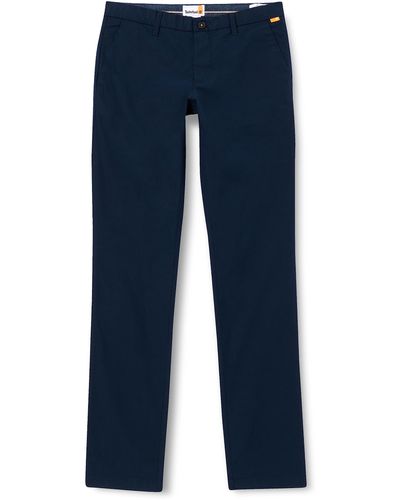 Timberland Slw Slim Pant Color Dark Sapphire Maat 29 32 Voor - Blauw