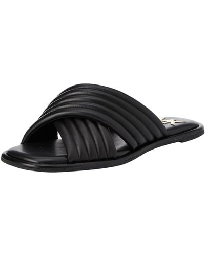 Michael Kors Portia Slide Slippers - Black