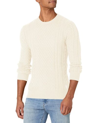 Guess Paise Cable-knit Sweater - White
