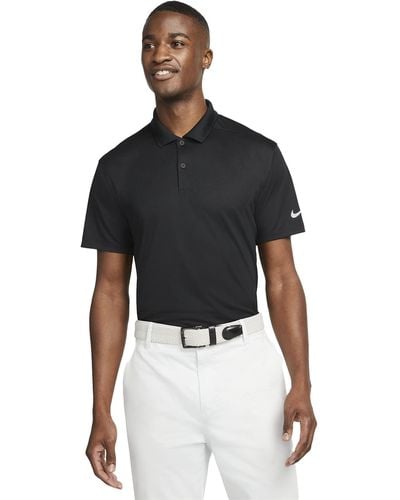 Nike Victory Solid OLC Polo de golf pour homme - Noir