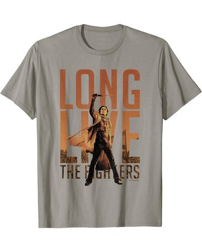 Dune Part Two The One Who Points The Way Epic Big Poster V3 T-shirt - Grey