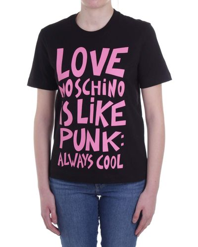 Love Moschino Regular fit T-Shirt Short-Sleeves - Noir