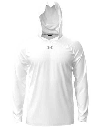 Under Armour Long Sleeve Hoody White Md