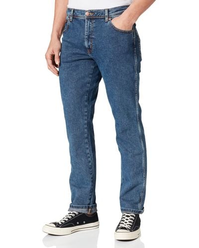 Wrangler Texas Slim Jeans - Blu
