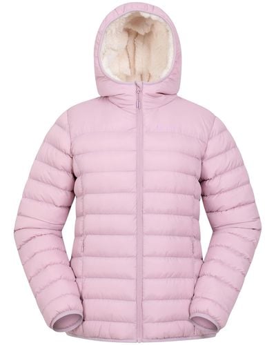 Mountain Warehouse Fleece Lined & Lightweight With Central Zip - Best For - Pink