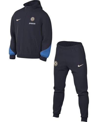 Nike Trainingspak Chelsea Dri-fit Strike Hd Trk Suit K - Blauw