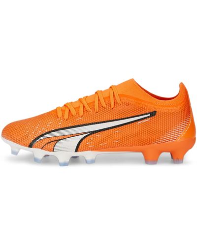 PUMA Sport Shoes ULTRA MATCH FG/AG WN'S Soccer Shoes - Orange