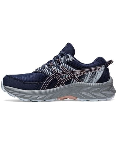Asics Gel Venture 9 S Trail Running Shoes Road Midnight/fawn 4 - Blue