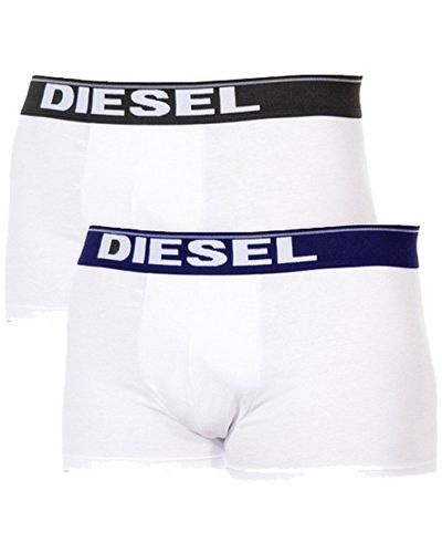 DIESEL Unterwäsche Boxer Shorts UMBX-Rocco 2er Pack - Weiß