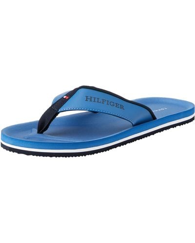 Tommy Hilfiger Comfort Hilfiger Beach Sandal Flip Flop - Blue