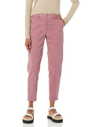 Amazon Essentials Stretch Chino Utility Detail Trousers - Pink