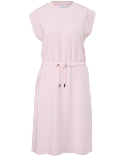 Comma, Kleid mit Durchzugskordel - Pink