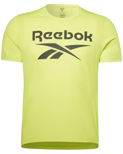 Reebok Wrokout Ready Graphic T-Shirt - Gelb