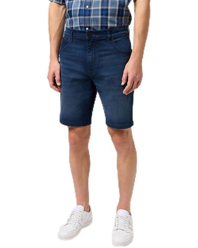 Wrangler Texas Denim Shorts - Blau