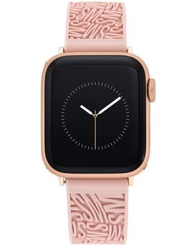 Steve Madden Cinturino in silicone alla moda per Apple Watch - Rosa